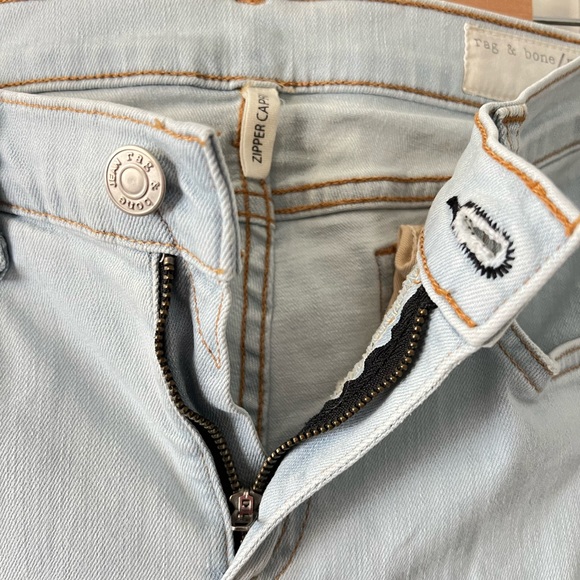Rag & Bone Zipper Capri Jean, Size 29 - Picture 7 of 16